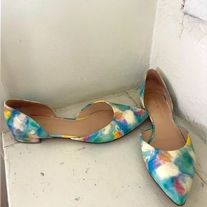 Stuart Weitzman Abstract Pastel Flats